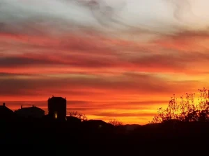 Atardecer en Segura de Toro